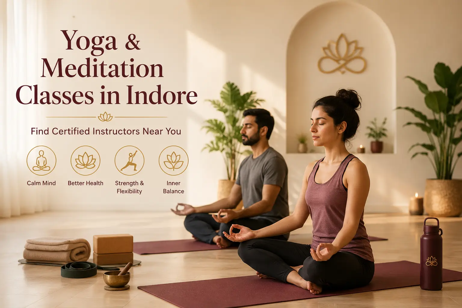 Yoga and Meditation Classes in Indore — Find Certified Instructors Near You